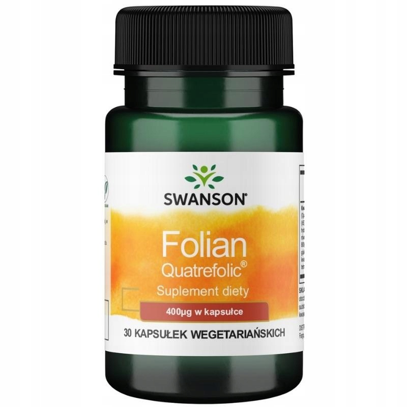 

Swanson Folian Kwas Foliowy Aktywny 400mcg 30 Kaps