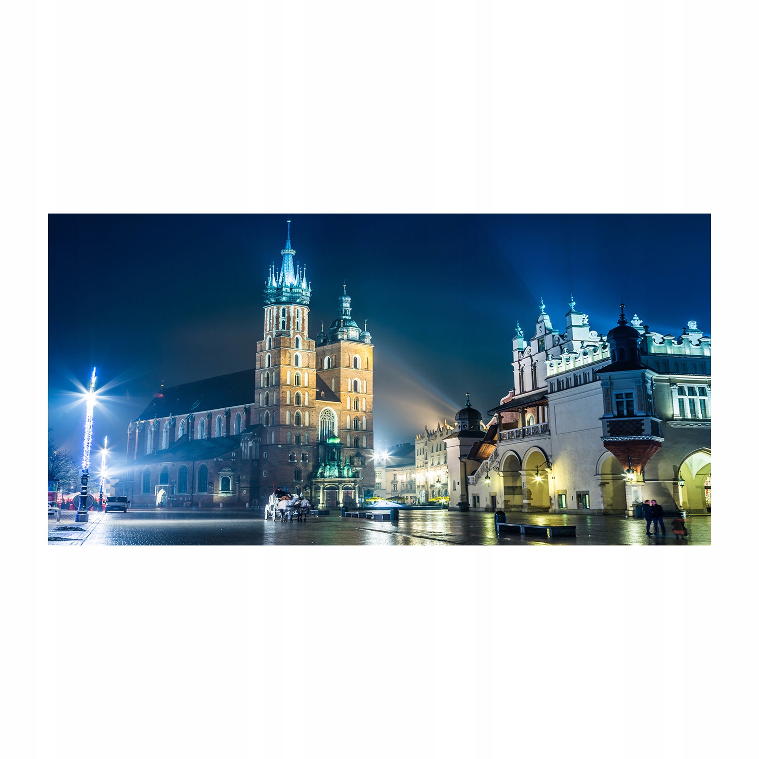 

Foto obraz na szkle akrylowym Kraków nocą 120X60cm