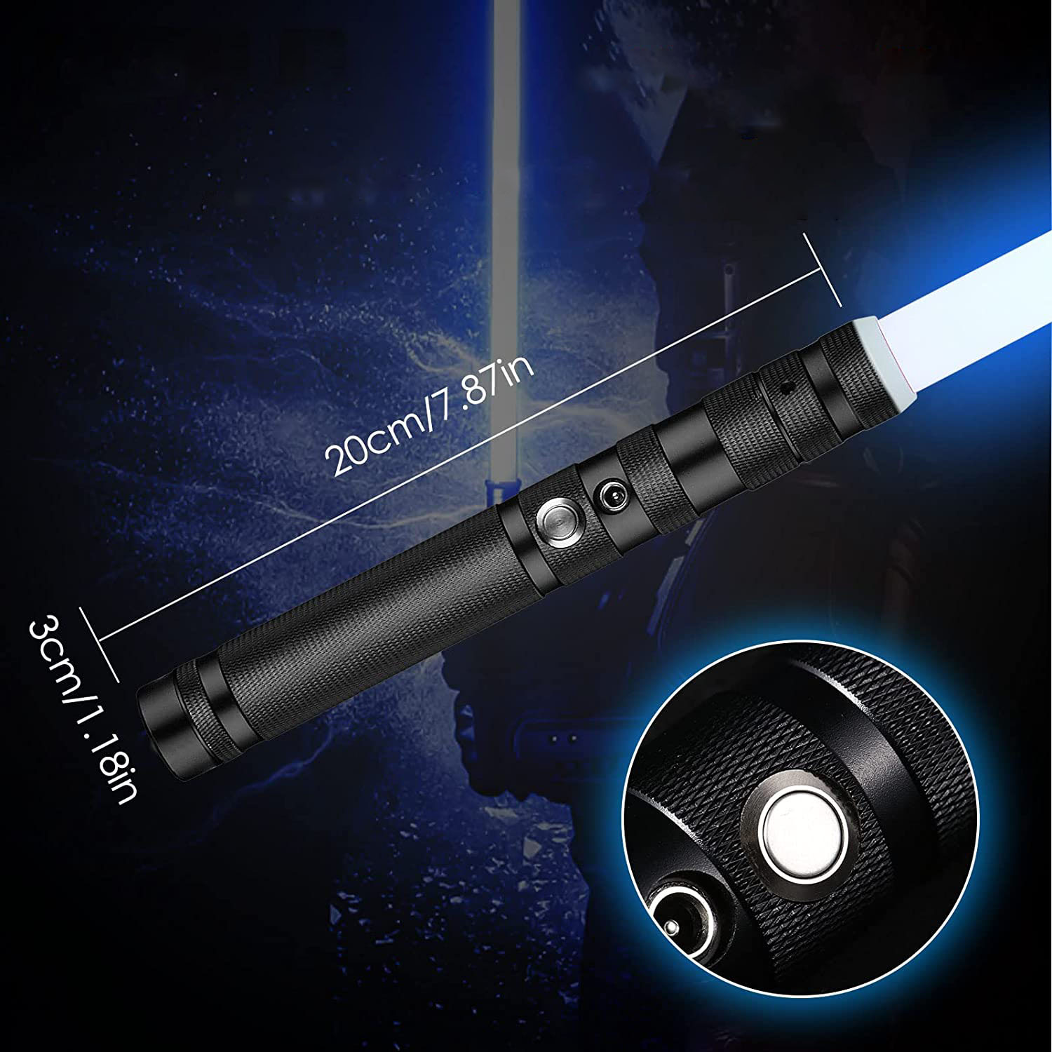 MIECZ ŚWIETLNY ŚWIECĄCY WOJOWNIK Z DŹWIĘK 16w1 KOL Wiek dziecka 4 m +