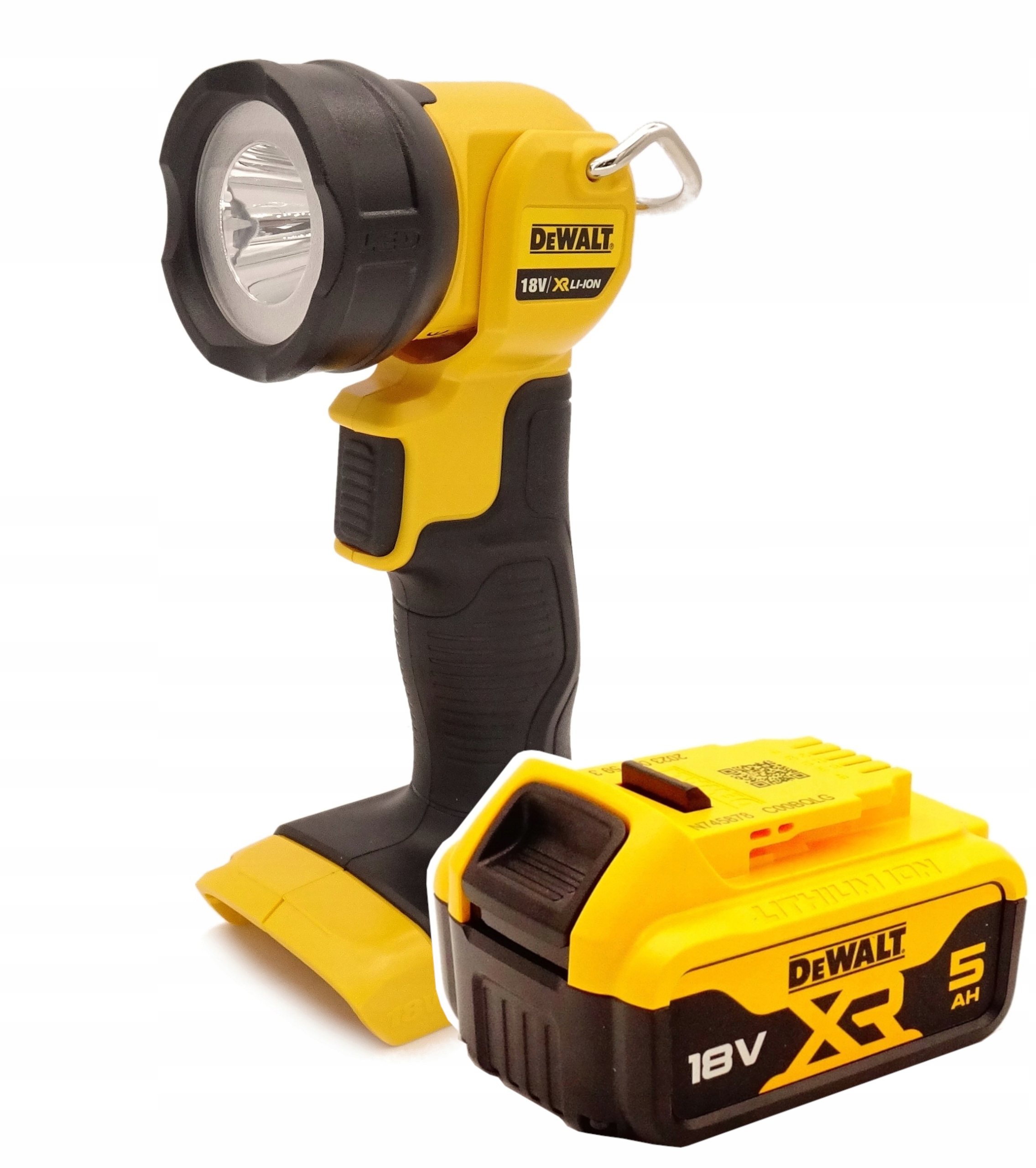 Latarka akumulatorowa DeWalt DCL040 Bateria akumulator 5.0 ah DCB184