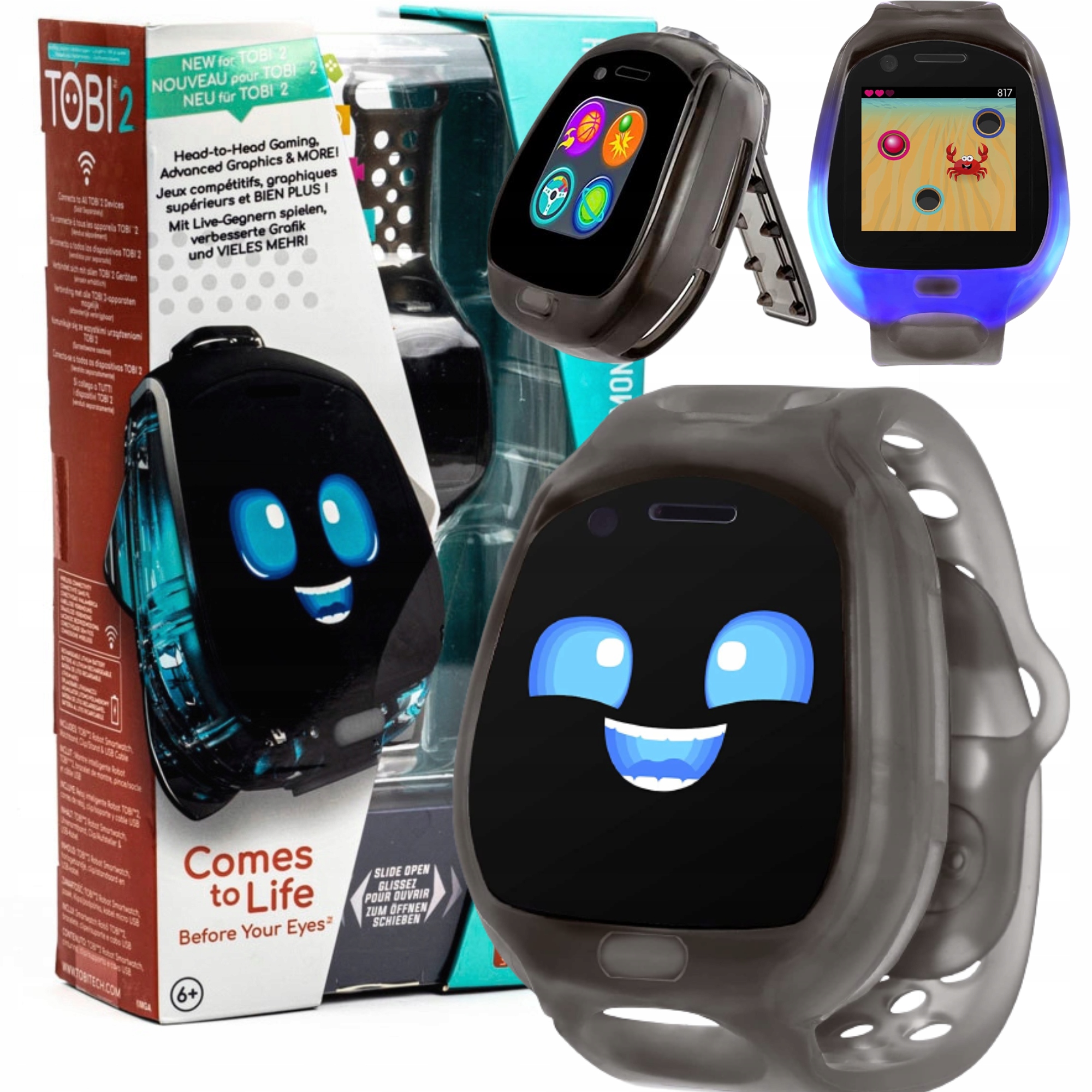 

Zegarek Tobi 2 SmartWatch Czarny Little Tikes
