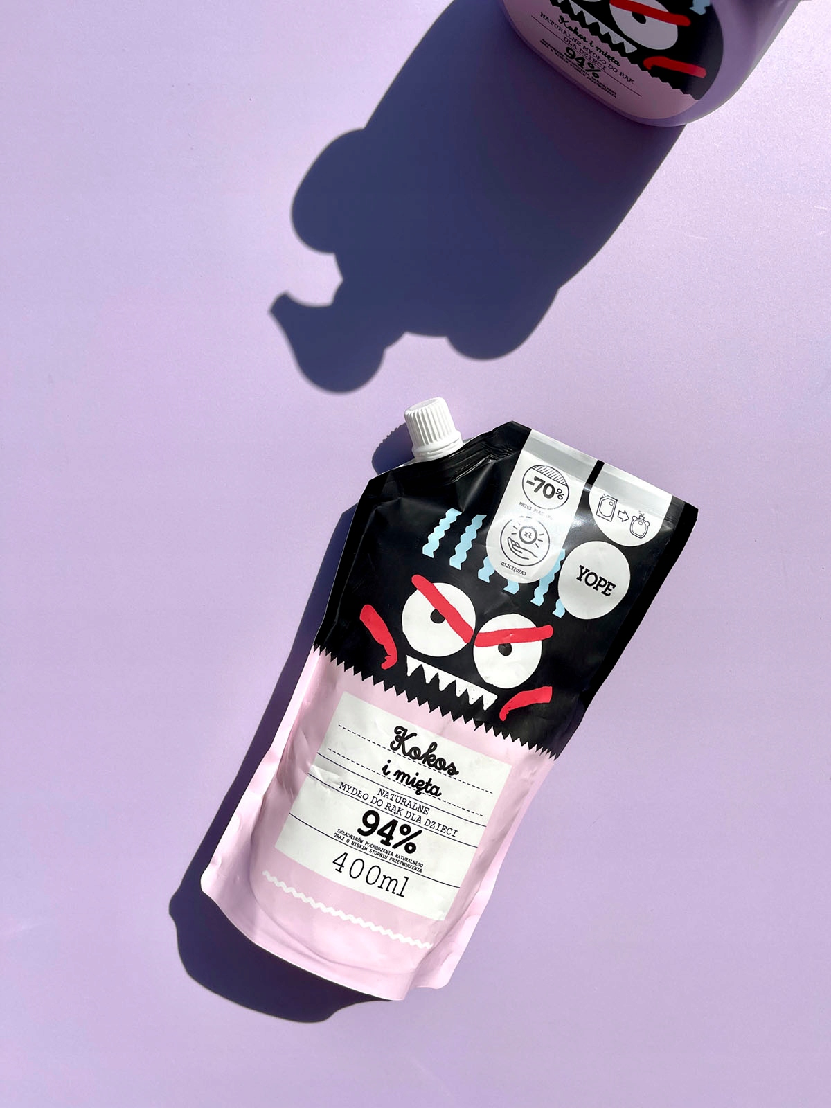 YOPE MYDŁO DLA DZIECI REFILL 400ML KOKOS MIĘTA Marka Yope