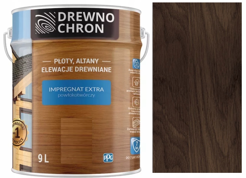 

Drewnochron Impregnat Extra 9L Wenge