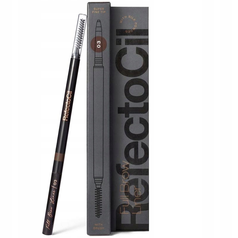 Automatická tužka na obočí s kartáčkem RefectoCil Full Brow Liner 03, c