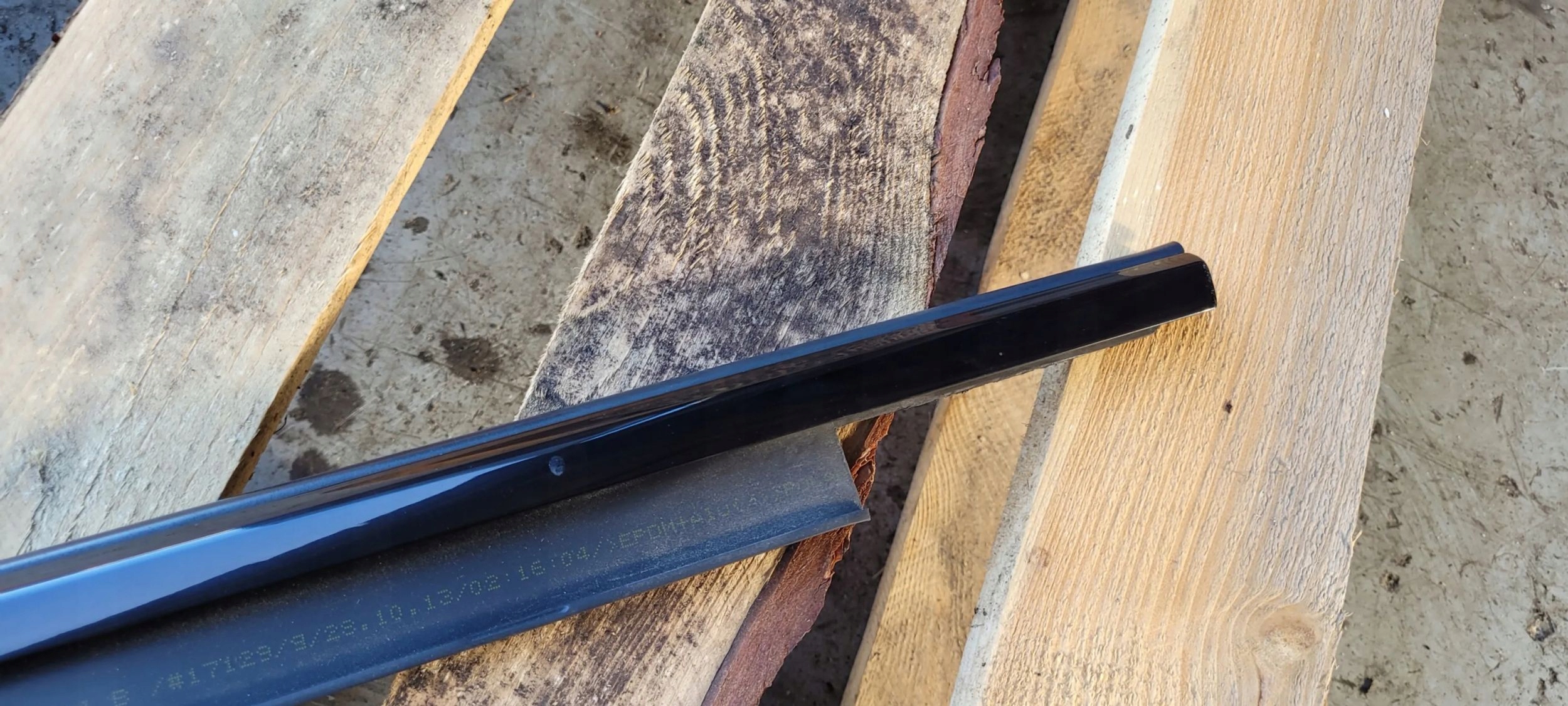 S7 4G A7 moulding dust door left front black SLINE 4G8853283G