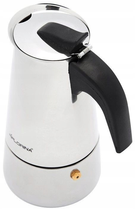 

Kawiarka Lungo 6 Filiżanek Espresso Inox Indukcja