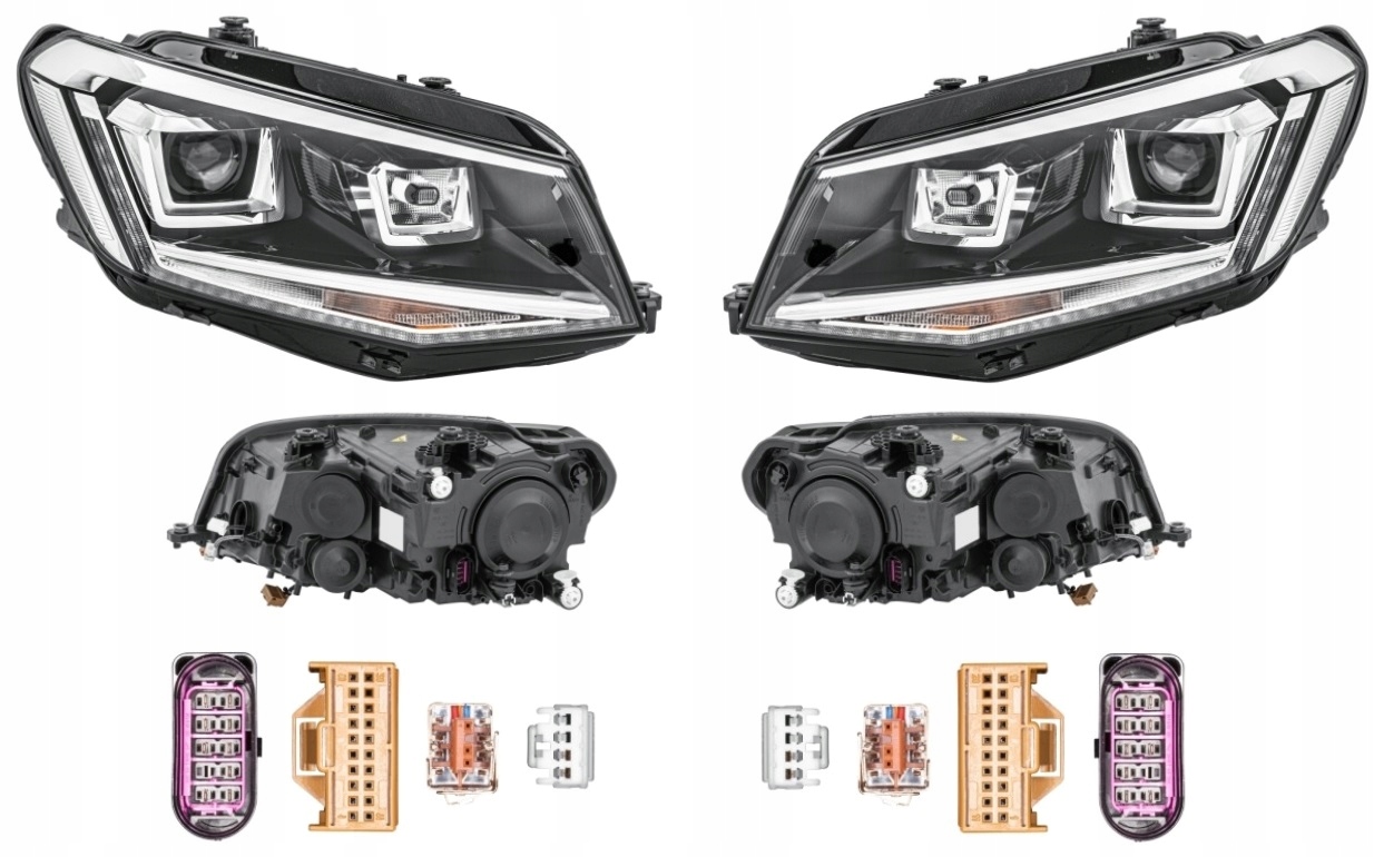 REFLEKTOR LAMPA VW CADDY III 15- KSENON HELLA L+P