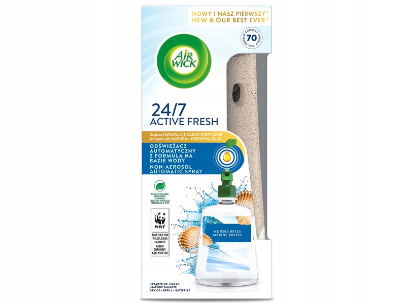 

Odświeżacz Air Wick 24/7 Active Fresh Morska Bryza