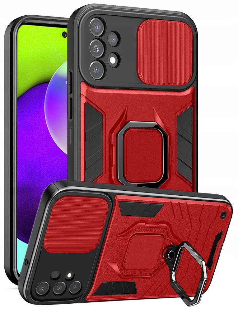 

Etui CamShield Ring Szkło do Samsung A52 A52s 5G