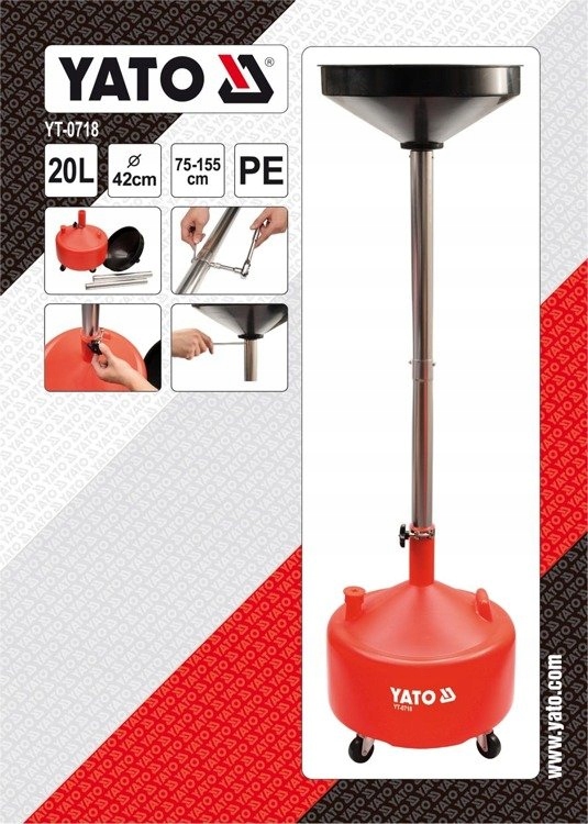 YATO YT-0718 ZLEWARKA DO OLEJU 20L Kod producenta YT-0718