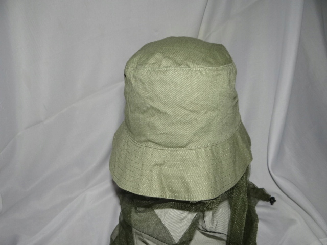 FAJNY KAPELUSZ Z MOSKITIERĄ - PHOXX HAT Kolor zielony