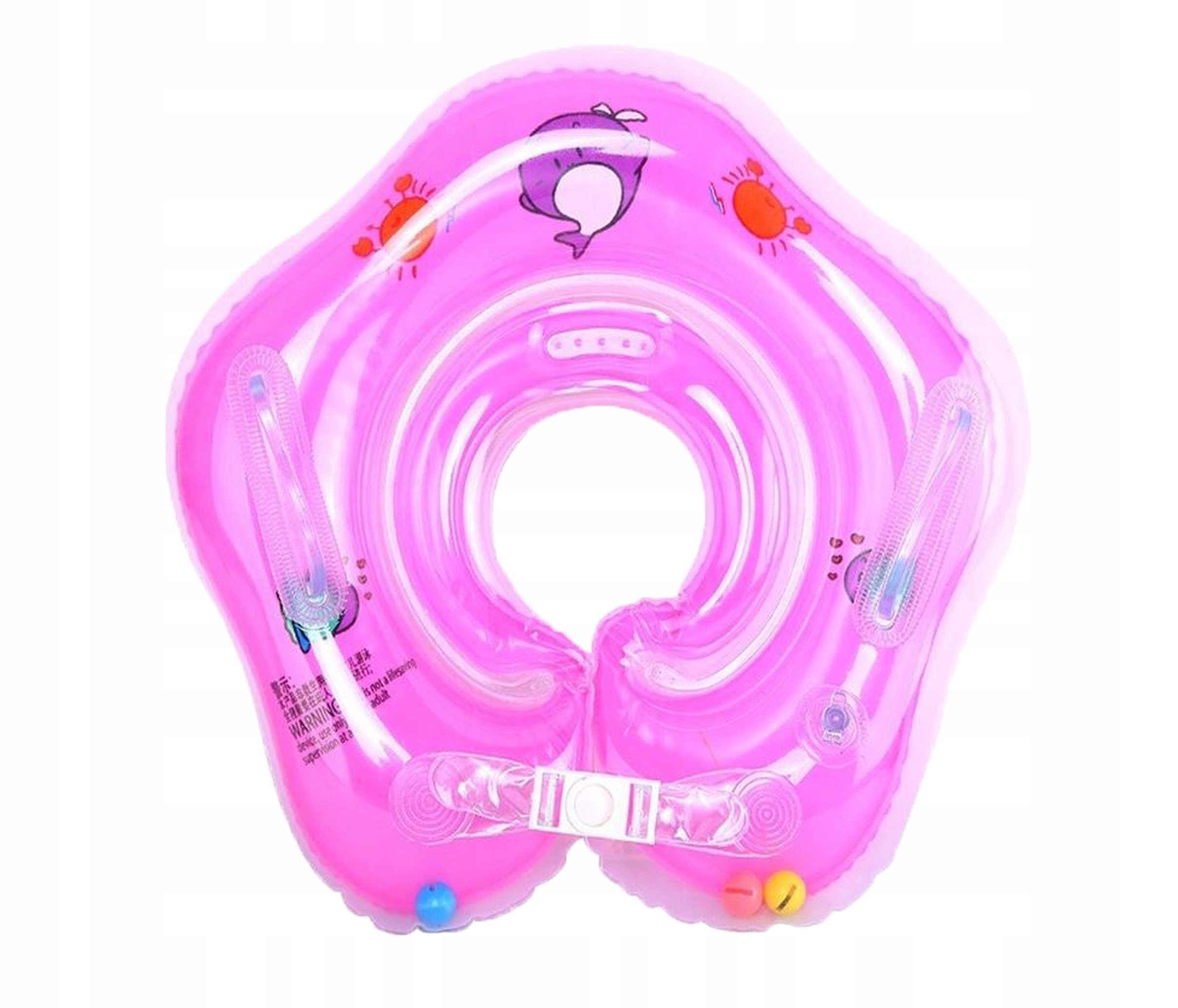 KOŁNIERZ KÓŁKO DO PŁYWANIA KĄPIELI DMUCHANE DLA NIEMOWLĄT