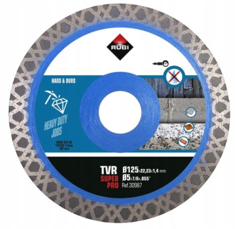 

Rubi 30987 Tvr 125mm Tarcza Diamentowa Turbo Viper