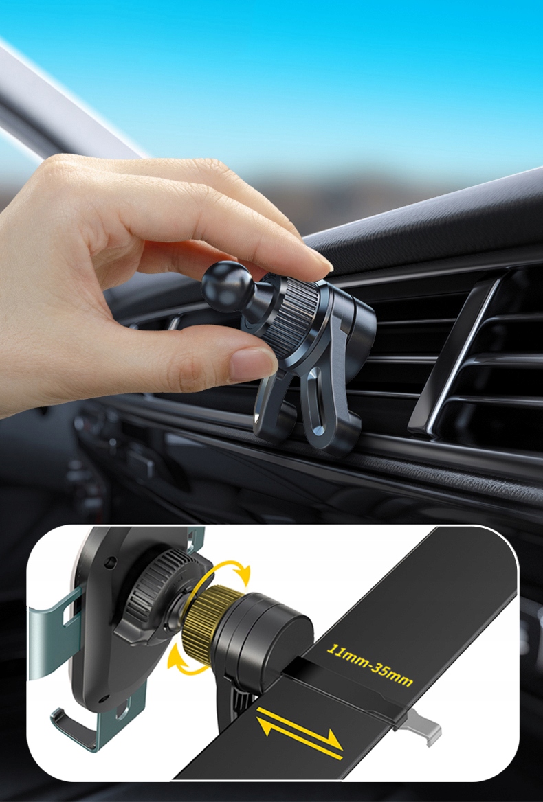 Magnetyczny uchwyt na telefon magnes kratki nawiew Marka Inna