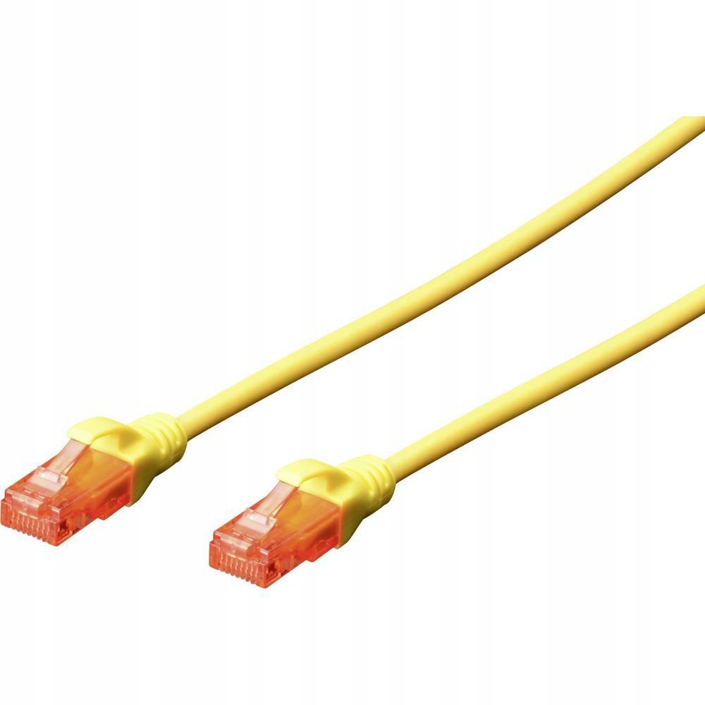 Digitus DK-1617-020/Y kabel sieciowy 2 m Cat6 U/UTP (UTP) Żółty