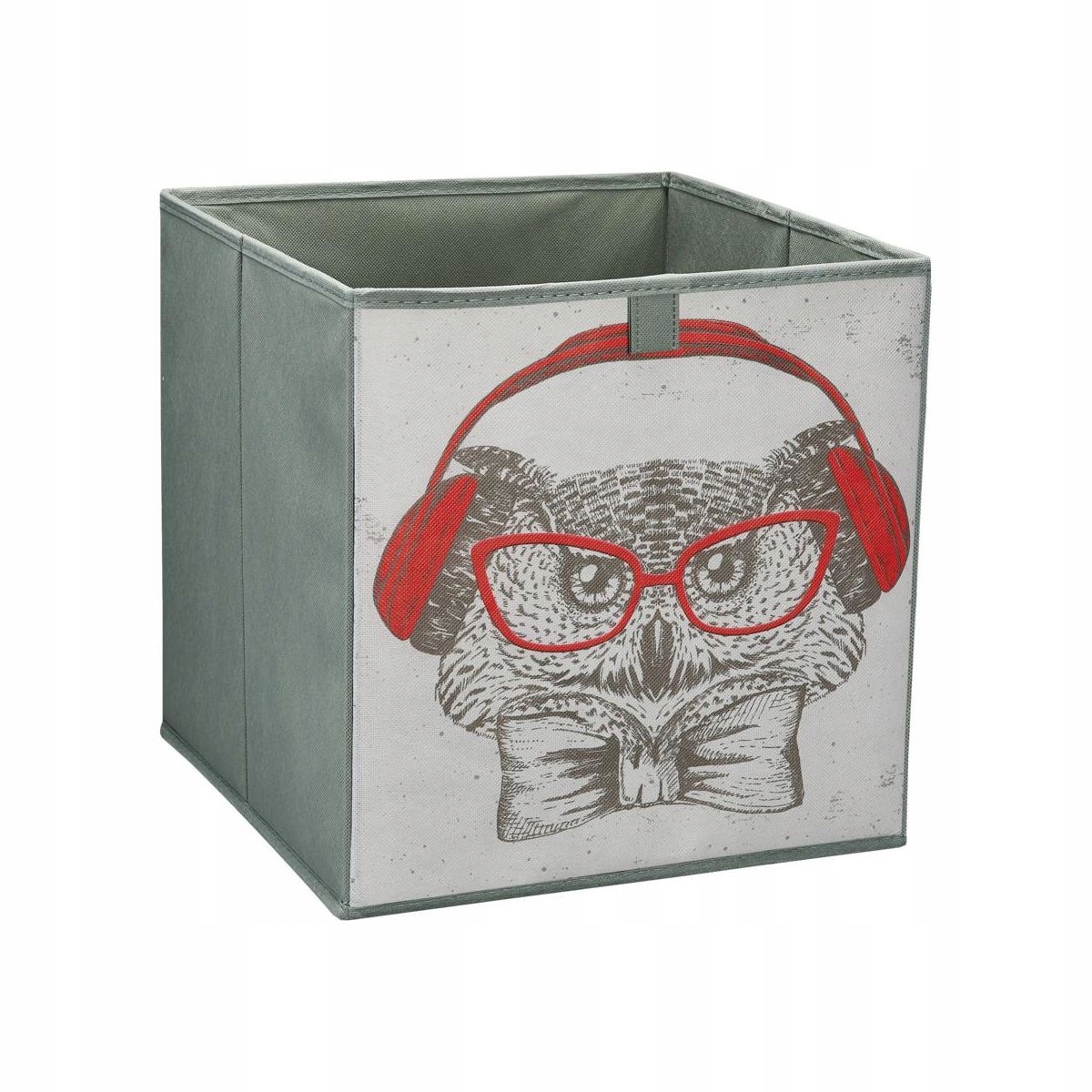 pudelko tekstylne ozdobne na ubrania SOWA L PUDLO