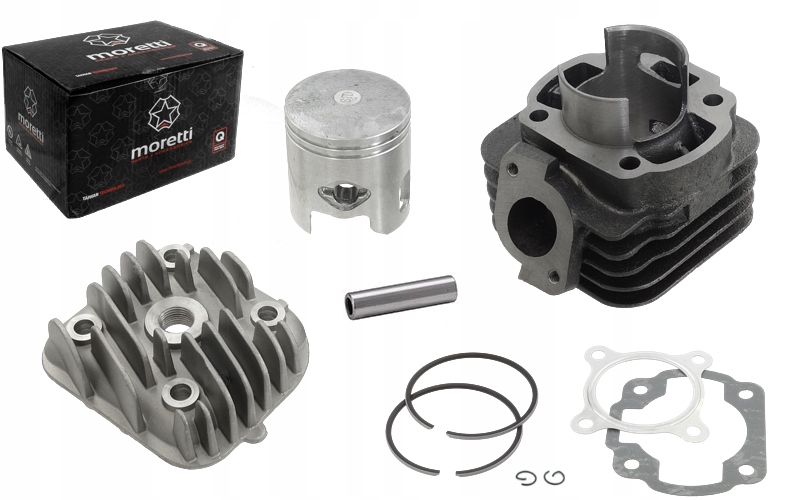 

Cylinder Głowica Skuter 2T 70 Chińskie tłok 47mm