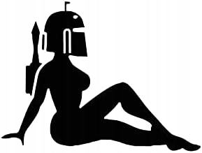 

Naklejka Na Auto Szybę Star Wars Boba Fett Kobieta