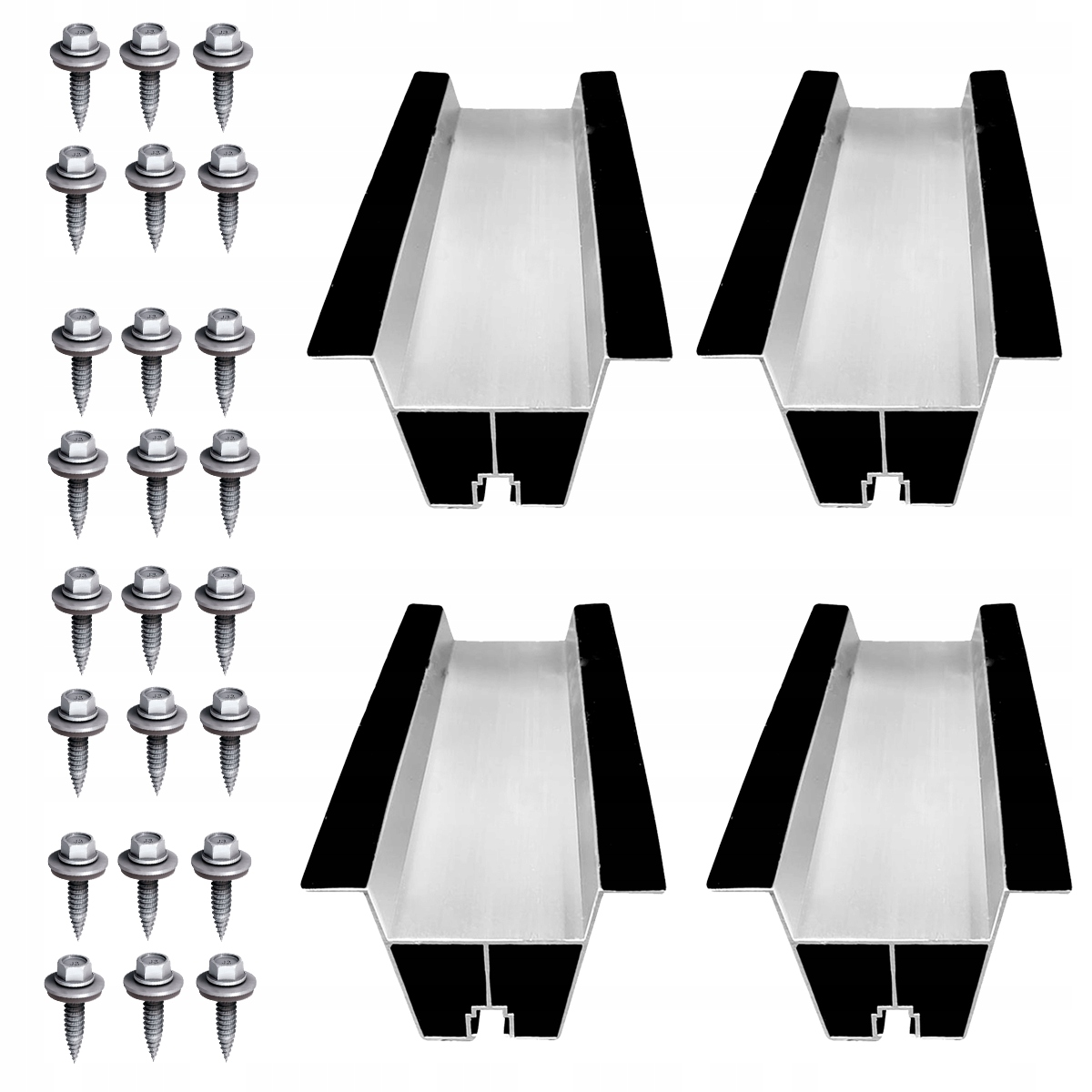 Trapézový Můstek Pv 70x400 mm Těsnění Epdm x4 x6 Šroub Do Alu Profilu