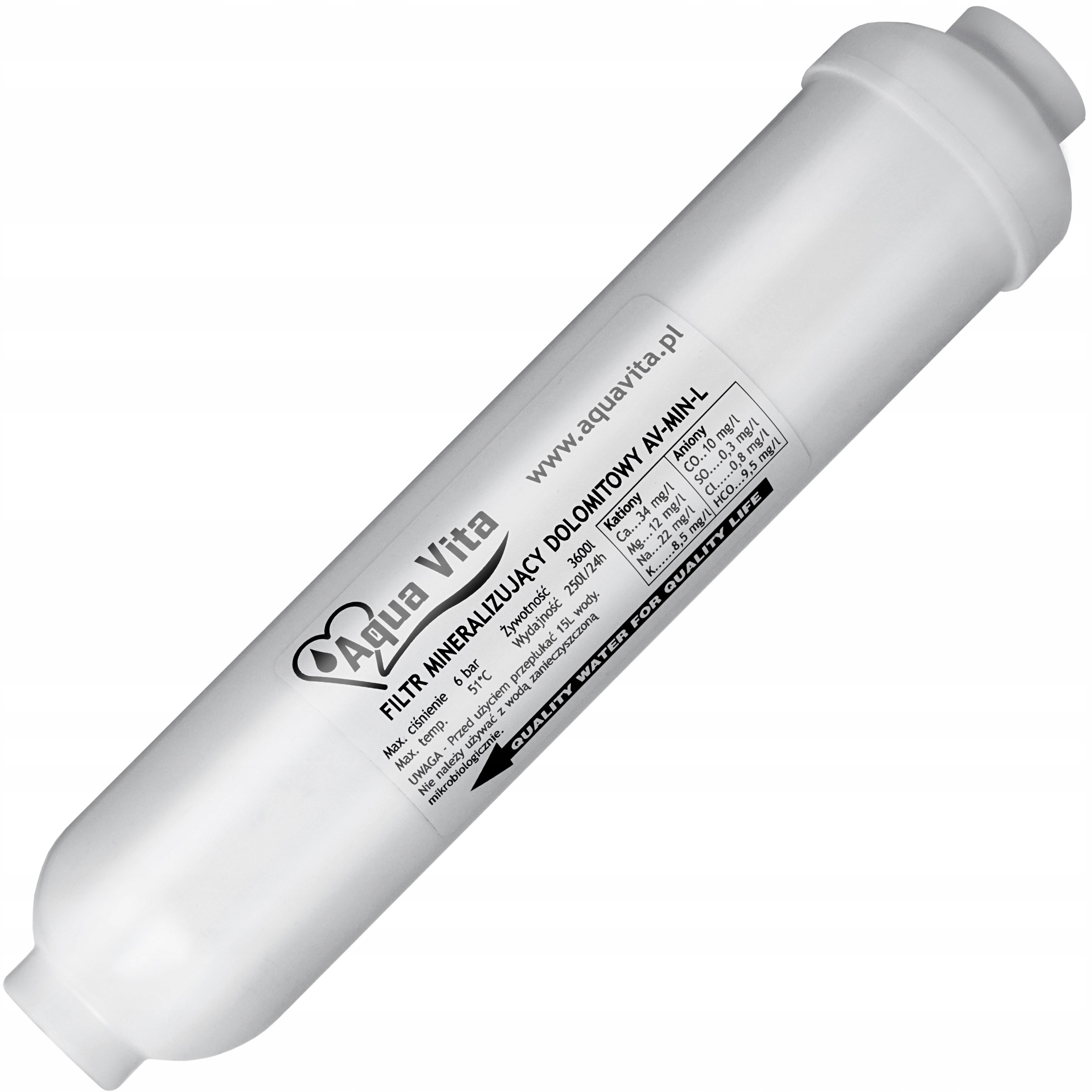 

Av-min-l AquaVita mineralizator do filtra wody Ro