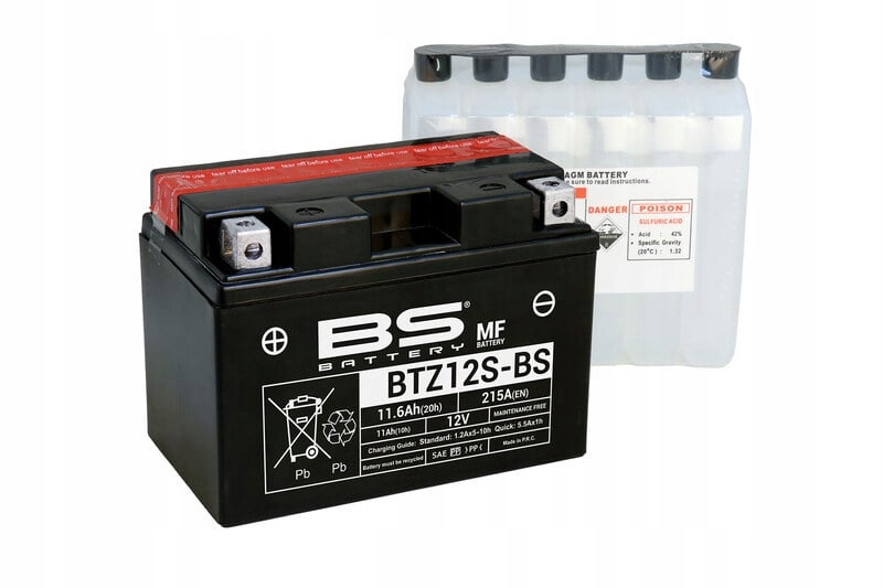 Bs Battery Bezúdržbová batéria s kyselinou BTZ12S-BS 300697
