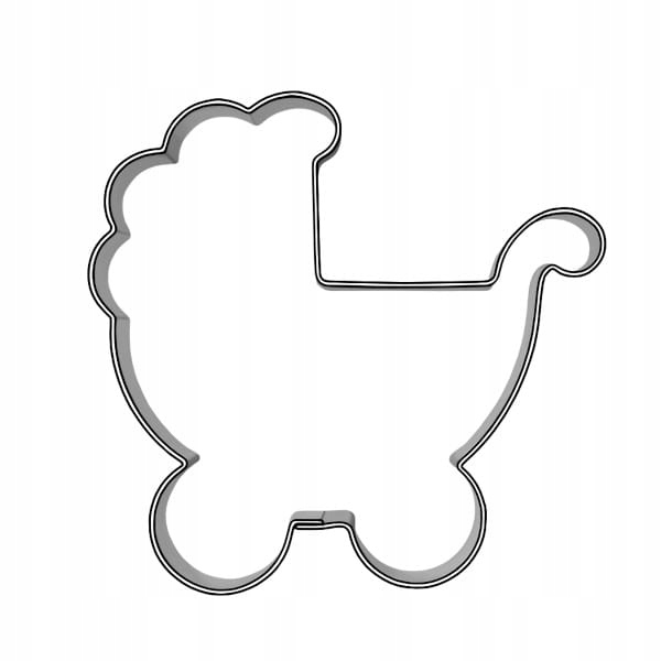 

Foremka do ciastek w kształcie wózka wózek