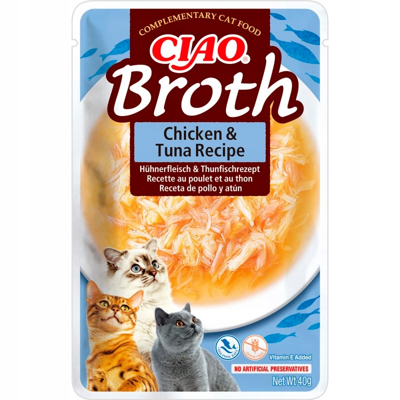 Levně Ciao Churu Cat Broth Vývar kuřecí a tuňáková receptura 40 g