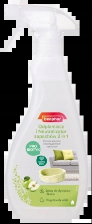 Beaphar 2 V 1 Odstraňovač skvrn a neutralizátor pachů 500 ml