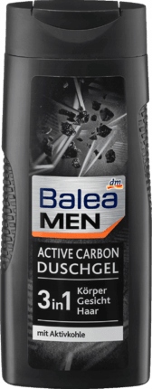 

Balea Men Active Carbon 300ml żel pod prysznic 3w1