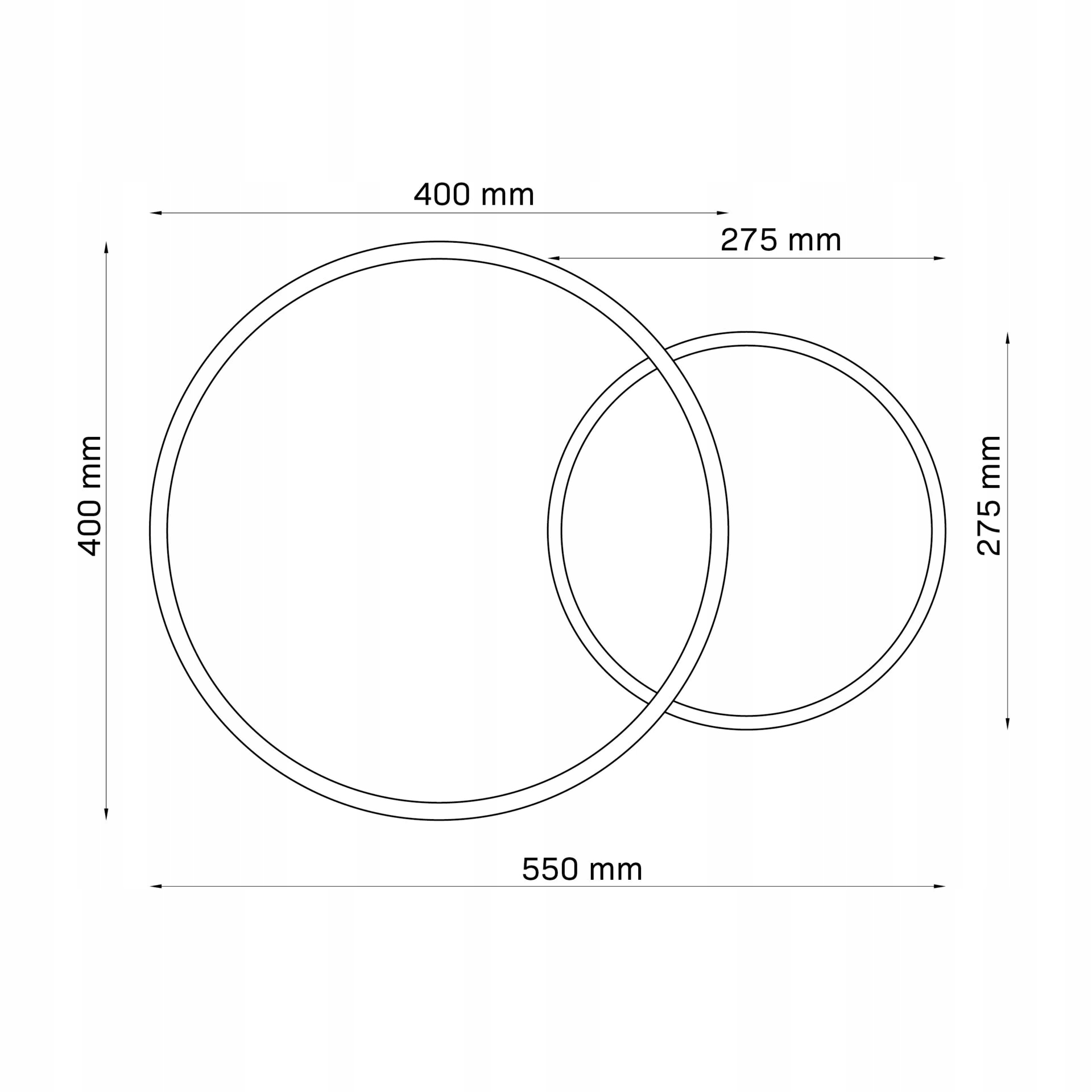 LAMPA LED RING LAMPA SUFITOWA PLAFON ŻYRANDOL RING Stan opakowania oryginalne