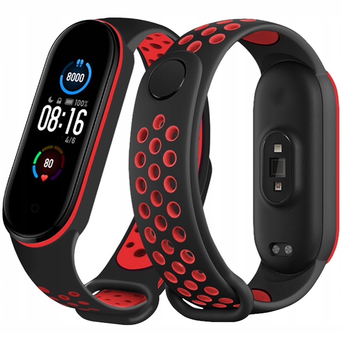 OPASKA PASEK do XIAOMI MI BAND 5/6 PERFOROWANA