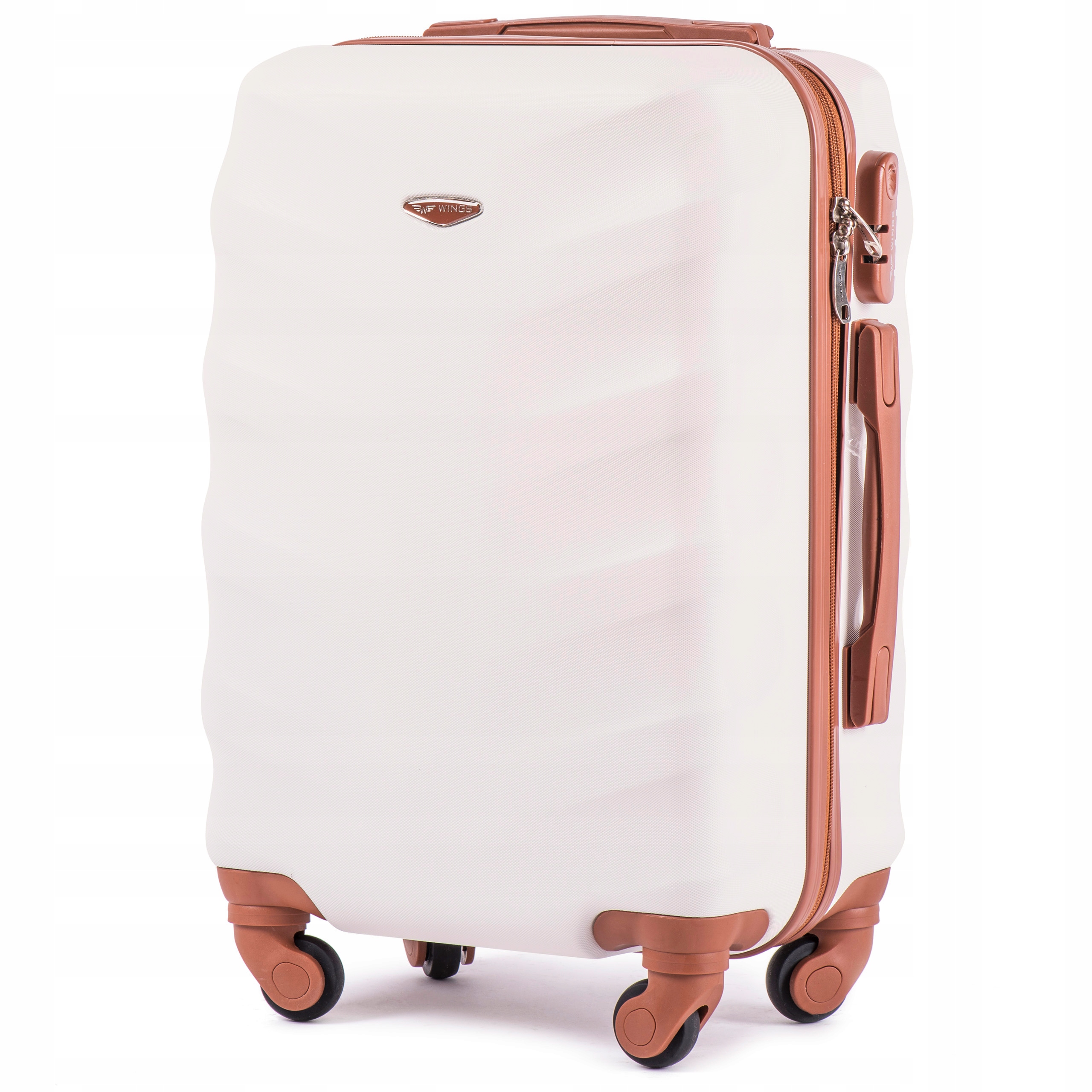 

Średnia Walizka Podróżna Wings (M) Dirty White 402