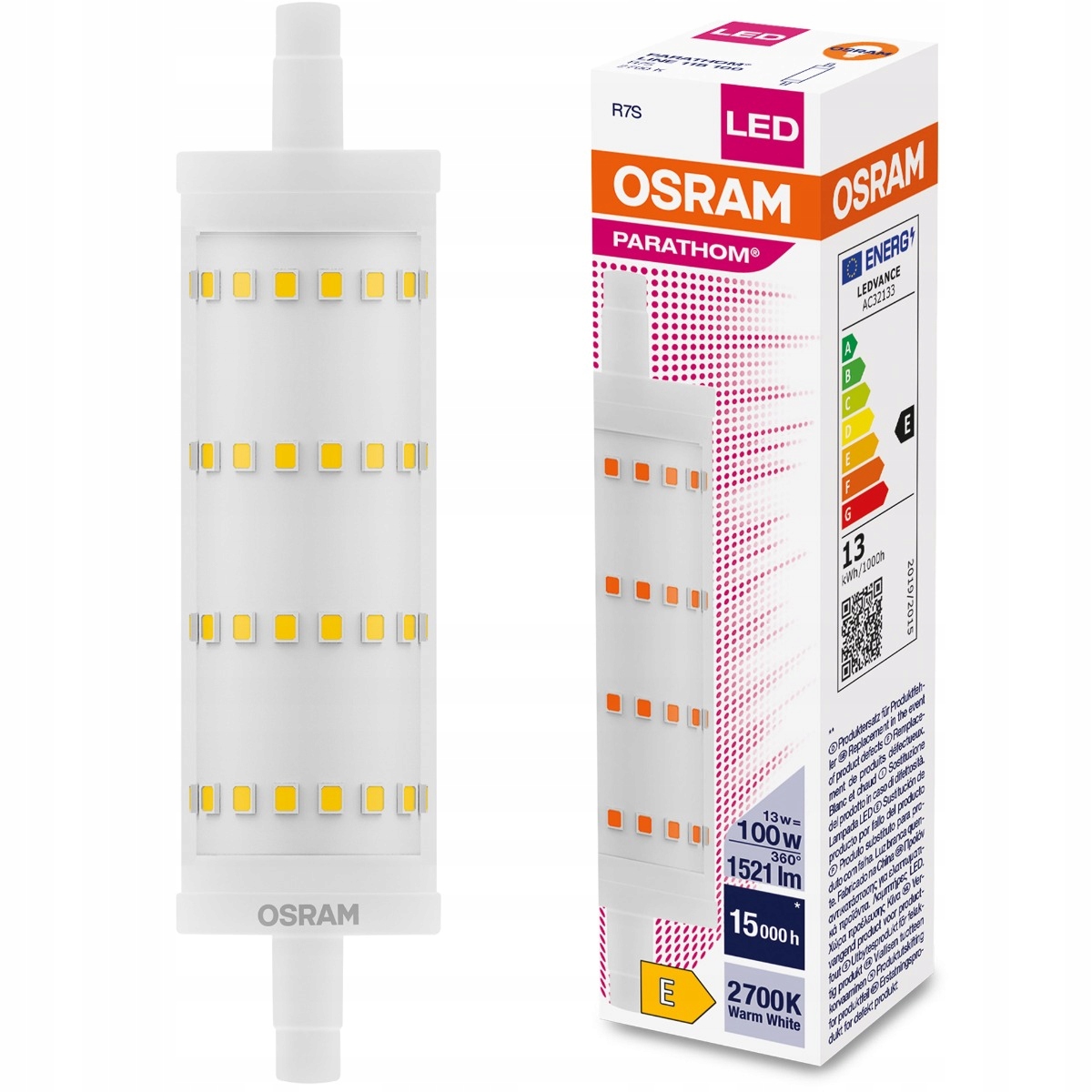 

Żarówka Led R7s Żarnik 118mm 13W 100W 2700K Osram
