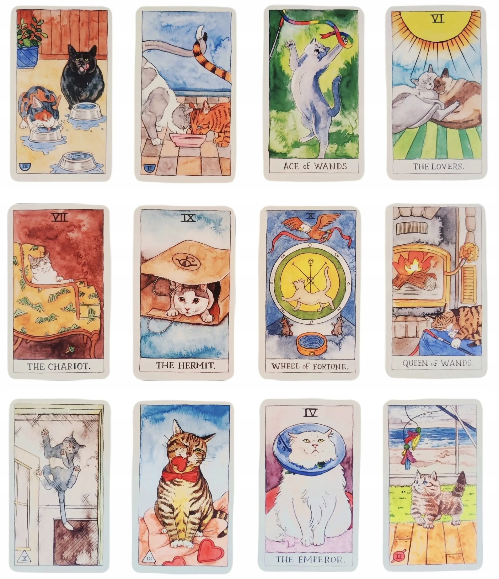 KARTY TAROTA KOTY, ORIGINALNY KARTY TAROTA MEGAN KOTT, CAT TAROT CARDS Wydawca inny