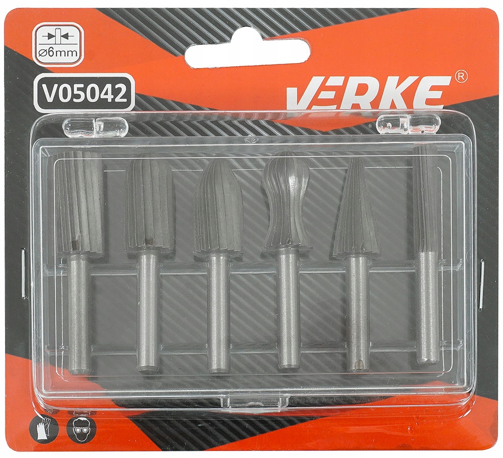 FREZY TRZPIENIOWE METALU STALI PILNIKI OBROTOWE 6e Kod producenta V05042