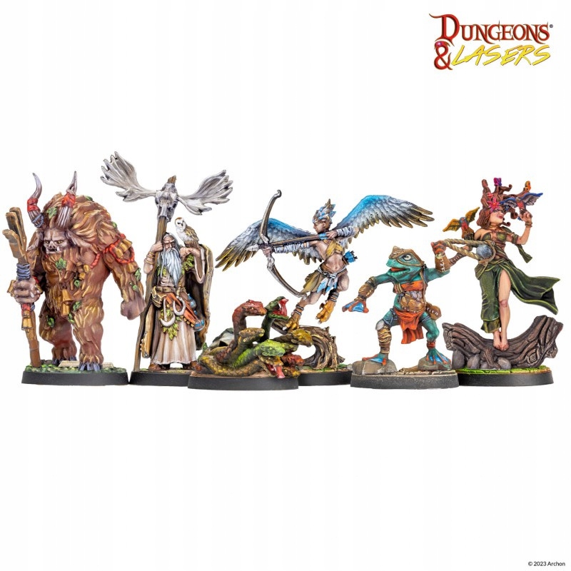 Fantasy Miniatures Set - gry bitewne RPG planszowe System Inne systemy