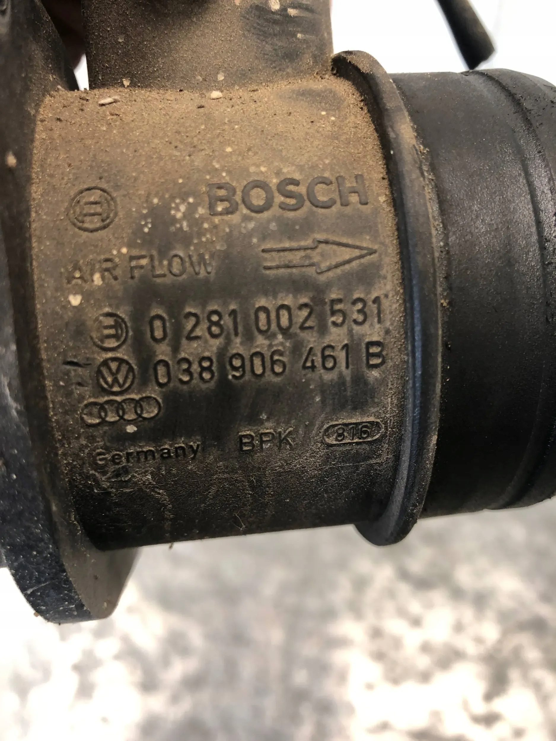 Luftmassenmesser AUDI A4 B6 038906461B