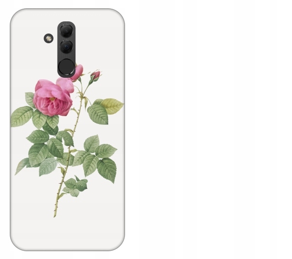 

Etui pokrowiec Huawei Mate 20 Lite Kwiat różowy ak