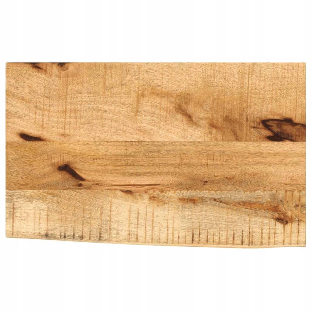 Deska stolu, 40x30x3,8 cm, přírodní okraj, surové mangové dřevo
