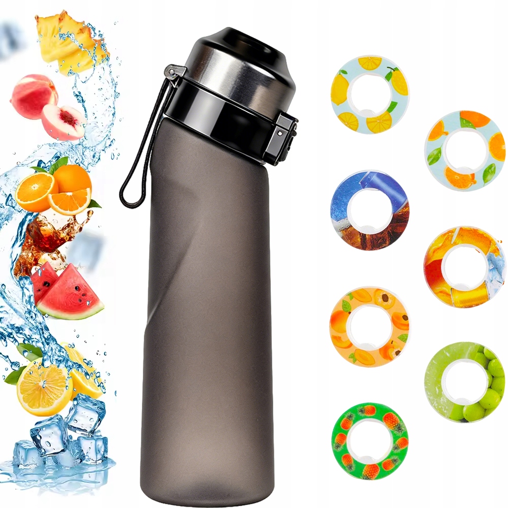 Smakowa Butelka Na Wodę 650 ML 7 Kapsułek – Zero Cukru, Zero Kalorii