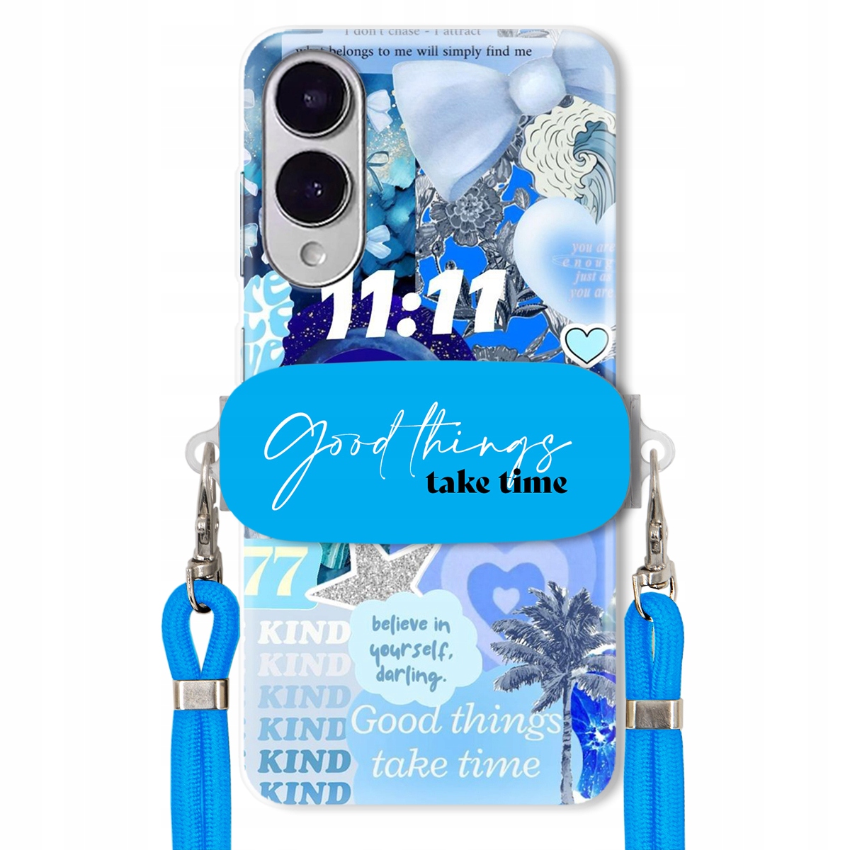 Puzdro pre Samsung S25 Edge Držiak na vodítko Crossbody Good Things Take Time