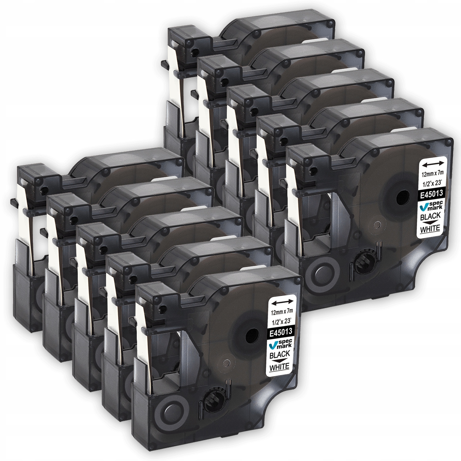 Páska pro Dymo D1 45013 12 mm/7 m, sada 10 kusů