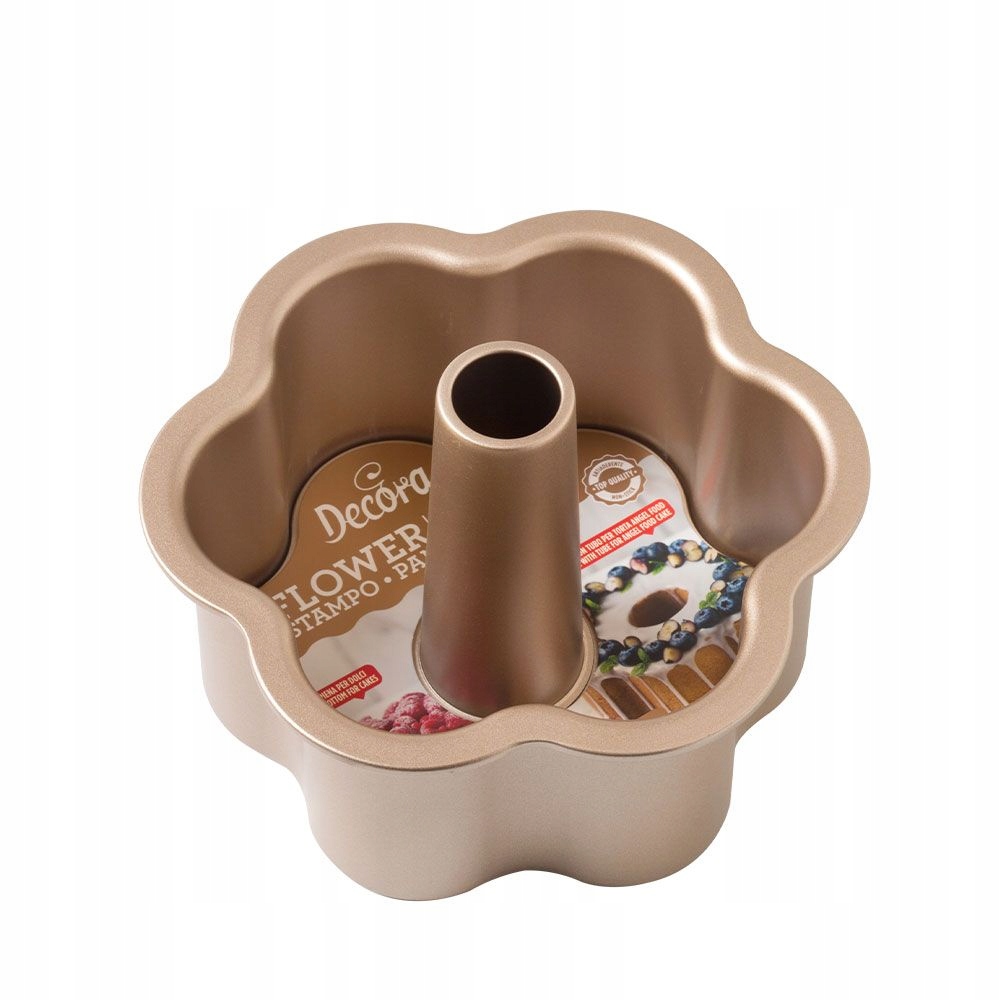 

Forma do pieczenia babki z kominem Kwiatek 22 cm