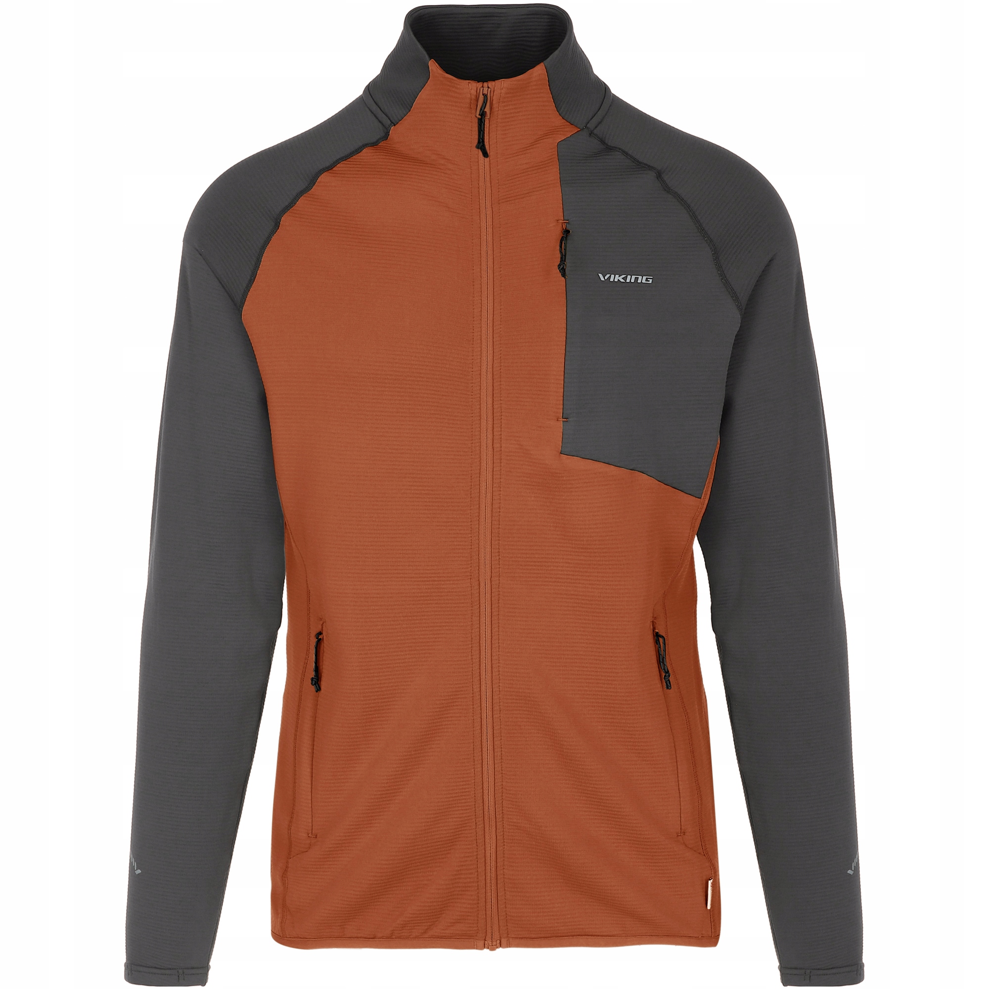 Bluza sportowa męska Viking Birger Man rozpinana pomarańczowo-szara r. XXL