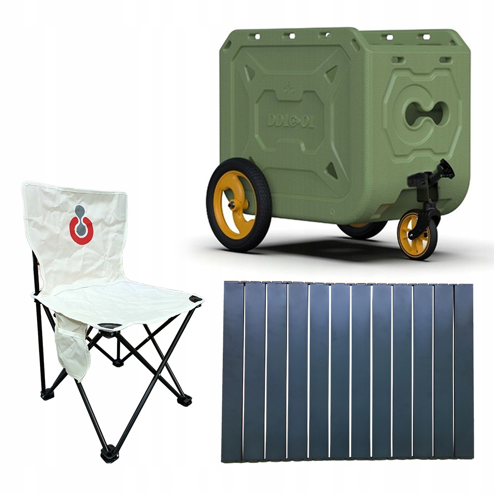 PRZYCZEPKA ROWEROWA TRANSPORTOWA PRZYCZEPA DLA PSA z KRZESŁO KEMPINGOWE