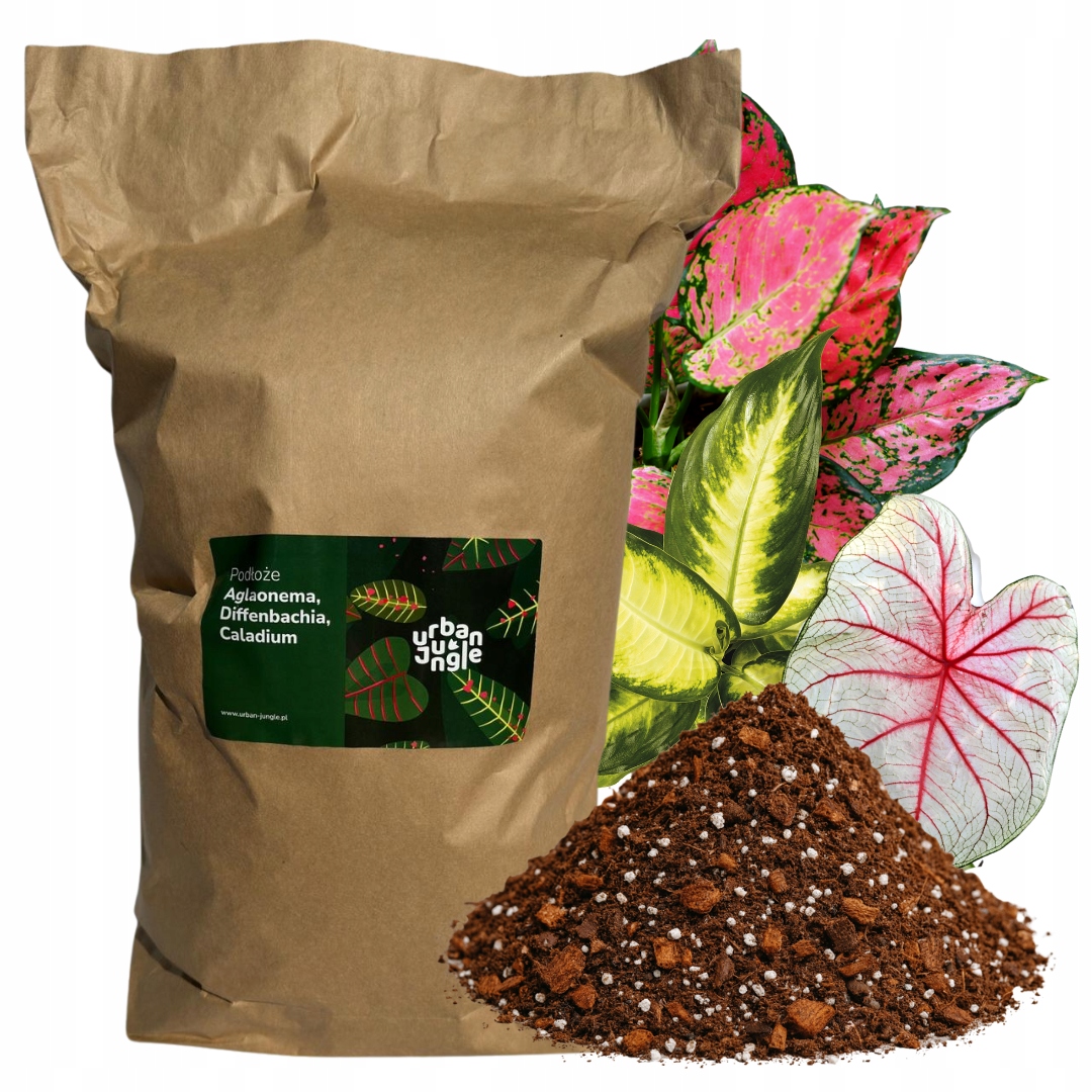 Bigos Země Substrát pro Aglaonemy, Diffenbachii, Caladium 15L Urban Jungle
