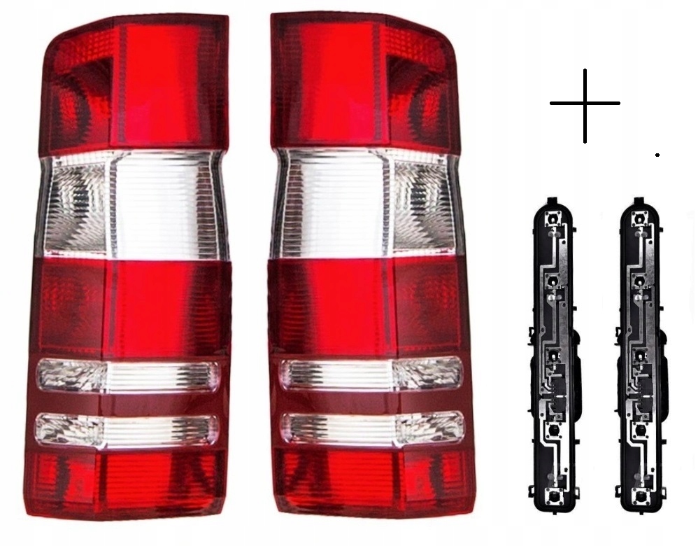 MERCEDES SPRINTER 906 LAMPY TYLNE LISTWY ŻARÓWKOWE