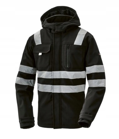 Kurtka odblaskowa Parkside Performance męska softshell (XL (56/58), czarna)