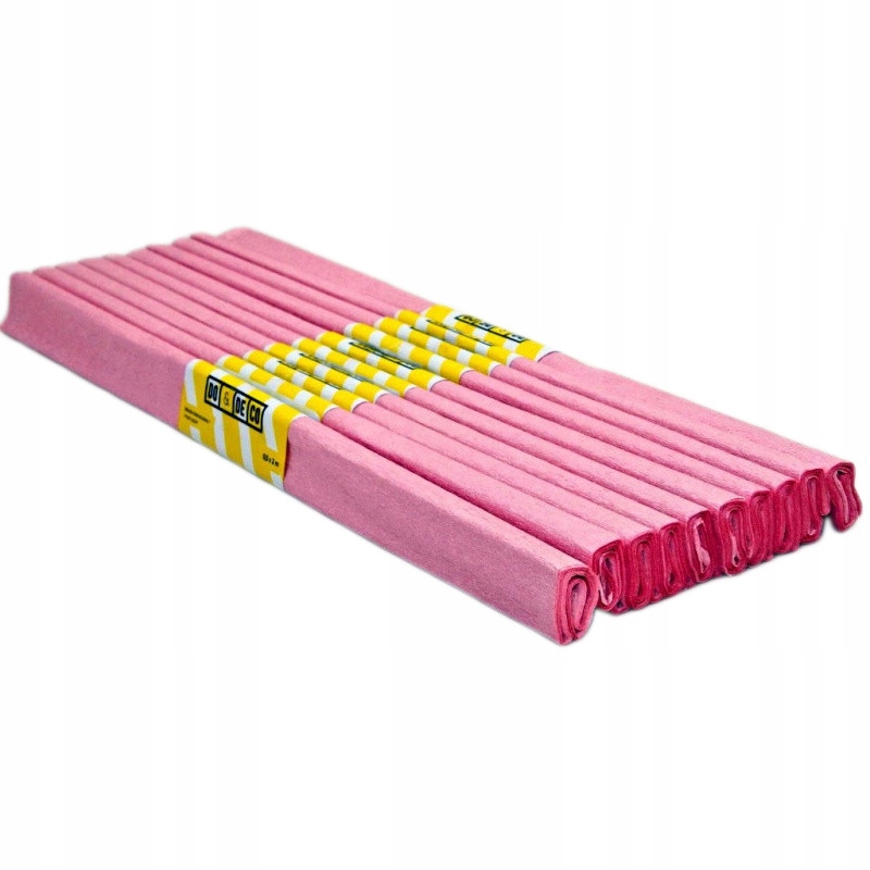 KREPINA BIBUŁA RÓŻOWA Z POŁYSKIEM DOBRA JAKOŚĆ Marka inna