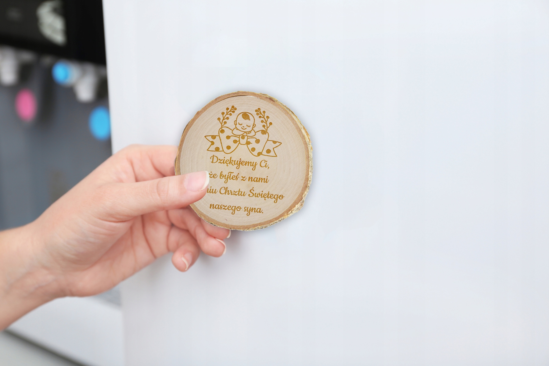 PODZIĘKOWANIA DLA GOŚCI CHRZEST MAGNES Rodzaj magnes
